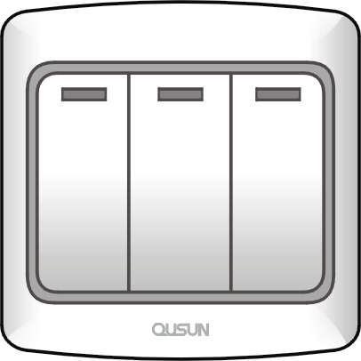 三位單極大蹺板開關(guān)